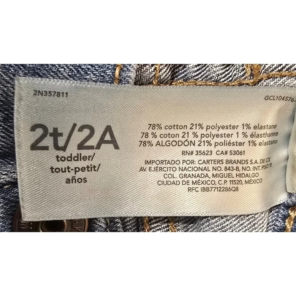 Oshkosh Straight Leg Jeans size 2T